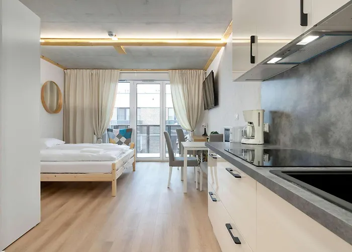 Attractive For Two Functional Interiors Remote Working Renters Gdansk